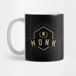 Monk Character Class Tabletop Roleplaying RPG Gaming Addict Mug